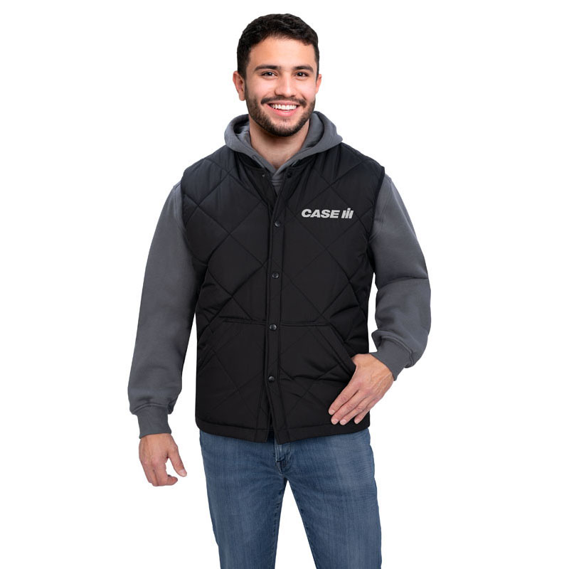 Essential Quilted Snap Vest